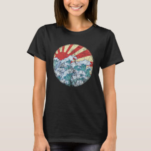 Den Underbara vågen av Kanagawa Hokusai inspirerad T Shirt