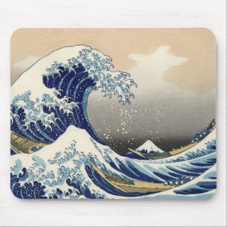 Den Underbara vågen av Kanagawa Hokusai Musmatta