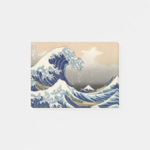 Den Underbara vågen av Kanagawa Hokusai Post-it Block