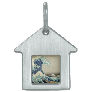 Den Underbara vågen av Kanagawa ID-bricka Husdjur