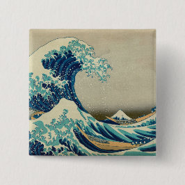 Den Underbara vågen av Kanagawa Knapp