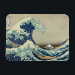 Den Underbara vågen av Kanagawa Magnet<br><div class="desc">Underbar Wave Premium Magnet.</div>