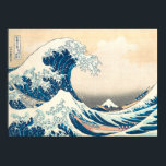 Den Underbara vågen av Kanagawa Poster<br><div class="desc">Jag har en poster som liknar den här, men jag äger inte höger till den här målningen. Vågen påminner mig om en hand eller en drake och fiskarna ser ut som om de är nere på knäna och ber om att de kommer att överleva denna dödliga våg.</div>