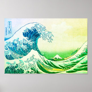 Den Underbara vågen av Kanagawa Poster