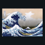 Den Underbara vågen av Kanagawa Poster<br><div class="desc">Underbar Wave off Kanagawa (Kanagawa Oki Nami Ura) av Katsushika Hokusai, 1830-1833.</div>