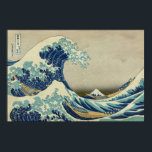Den Underbara vågen av Kanagawa Poster<br><div class="desc">Detta är en återgivning av ett mycket berömd träblock som heter Kanagawa Okinami-Ura (神 奈 川 浪 裏), som är känt på engelska under namn The Underbar Wave off Kanagawa. Det trycktes först under 1830-talet av en artist som heter Katsushika Hokusai som en del av hans 36-6 vyer av Mount...</div>
