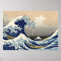 Den Underbara vågen av Kanagawa-Poster