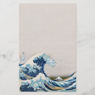 Den Underbara vågen av Kanagawa Stationery Brevpapper