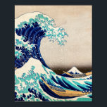 Den Underbara vågen av Kanagawa Vintage Japansk ko Poster<br><div class="desc">Den Underbara vågen av Kanagawa Vintage Japansk konst Poster</div>