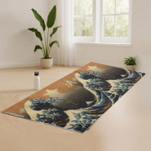 Den Underbara vågen av Kanagawa Vintage Japanska k