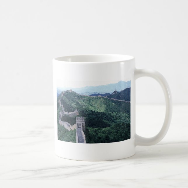 Den underbara väggen av chinan nära Beijing Kaffemugg (Höger)
