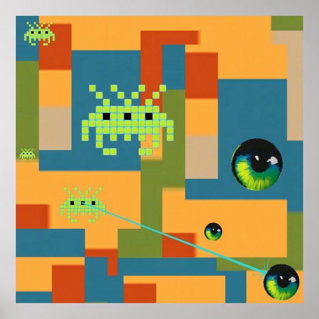 Den Underbara videospelskampen 1983 Poster (Framsidan)