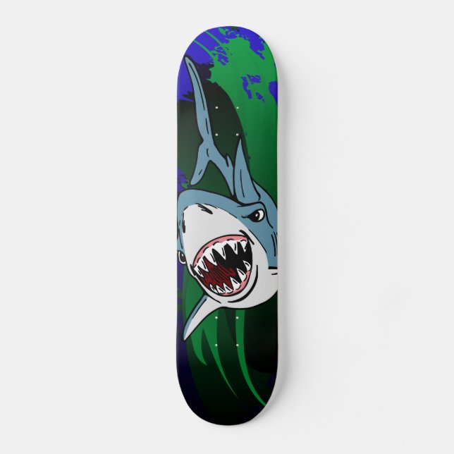 Den Underbara vita kajen Old School Skateboard Bräda 18 Cm (Framsida)