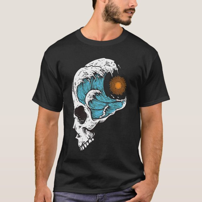 Den Underbara Wave & Sol Big Wave Coola Graphics f T Shirt (Framsida)