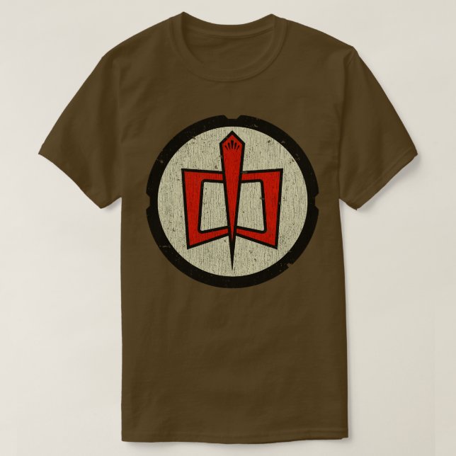 Den Underbarare amerikanska Hero-Vintagen T Shirt (Design framsida)