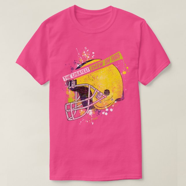 den underbarare föreställningen på turf 1 t shirt (Design framsida)