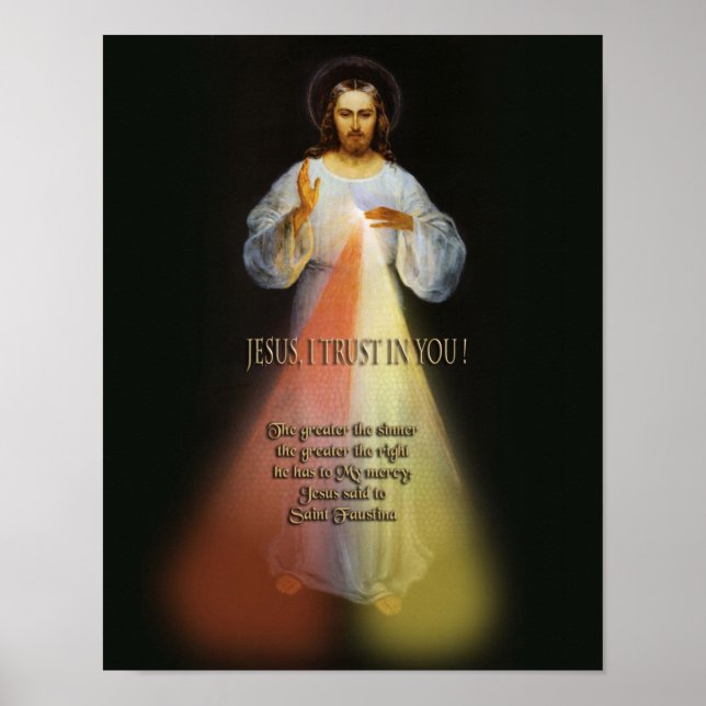Den Underbarare gudomliga Mercy-bilden Poster (Framsidan)