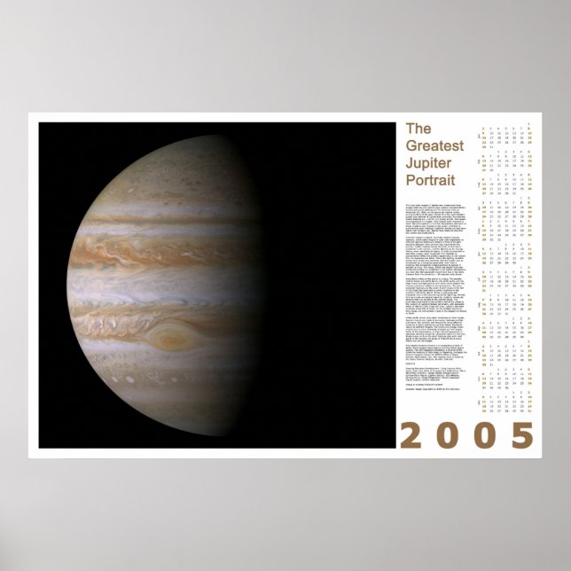 Den Underbarare Jupiter Porträtt: 2005 Poster (Framsidan)