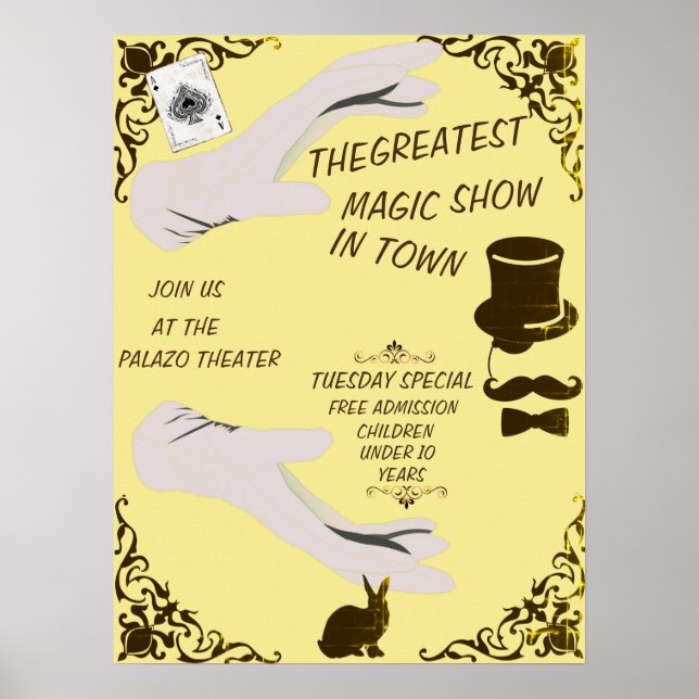 DEN UNDERBARARE MAGISKA SHOE VINTAGE STIL POSTER (Framsidan)