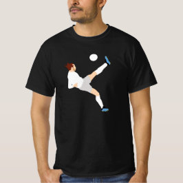 Den Underbarare Wales-fotbollsspelarens saxar Kick T Shirt