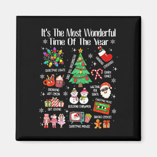 Den underbaraste tiden på året jul xmas magnet