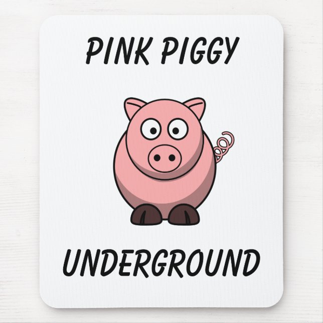 Den underjordiska musen vadderar musmatta (Framsidan)