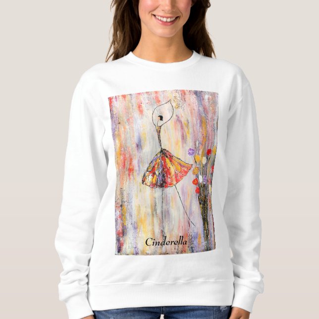 Den unga ballerina t shirt (Framsida)