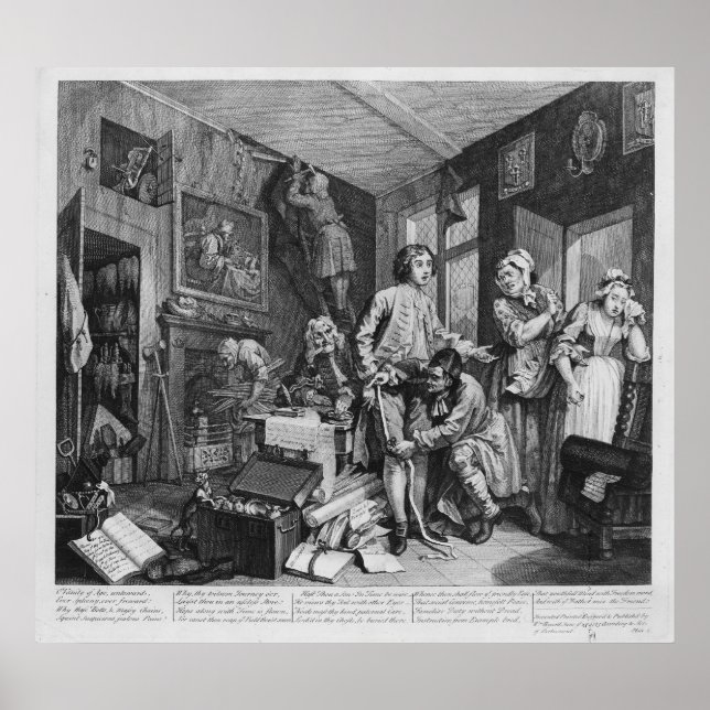 Den unge arvtagaren äger poster (Framsidan)