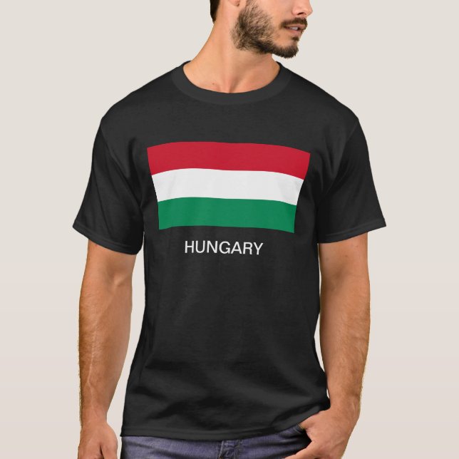 Den ungerska flagga tröja (Framsida)