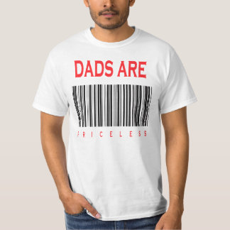 Den unika pappor är obetalbara fars dagT-tröja T-shirt