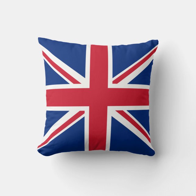 Den United Kingdom flagga kudder Kudde (Framsida)