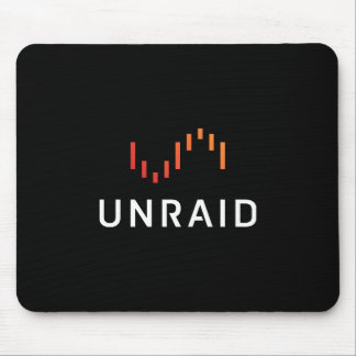 Den Unraid musen vadderar - svart Musmatta