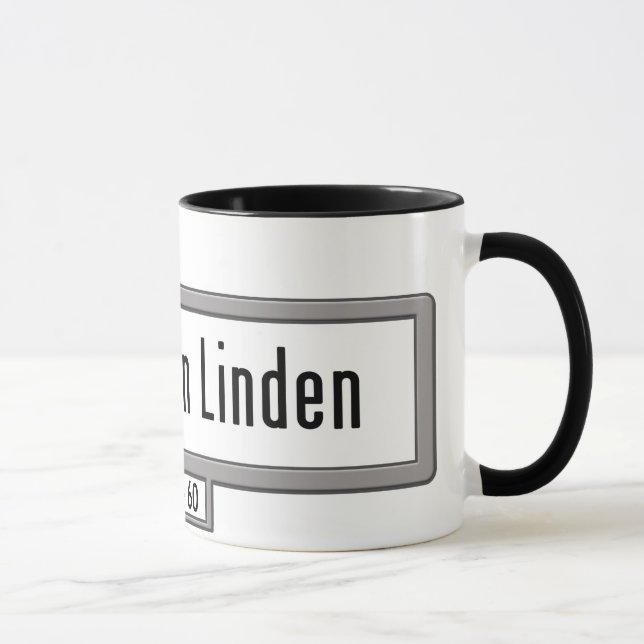 Den Unter hålalindenen, den Berlin gatan Mugg (Höger)