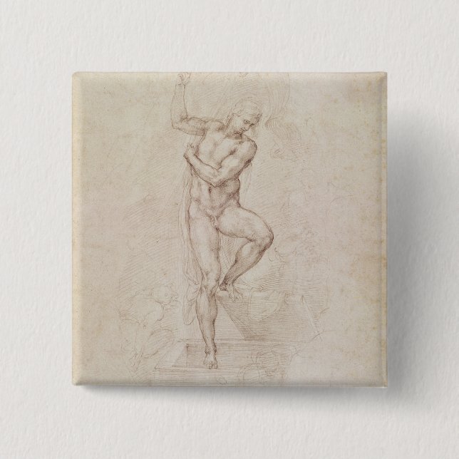 Den uppstigna Kristus Knapp (Framsida)