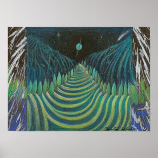 Den uranska vägkonsten poster av Jude Cowell