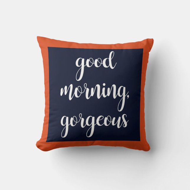 Den ursnygga bra morgonen kudder kudde (Framsida)