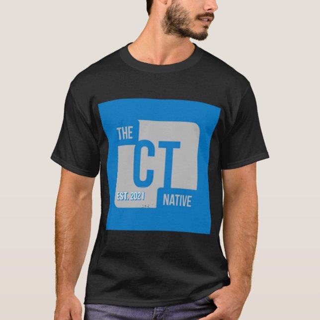 Den ursprungliga Connecticut Native log0 T Shirt (Framsida)