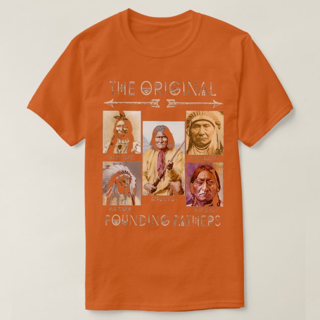 den ursprungliga founding fathers-klassiska t shirt (Design framsida)
