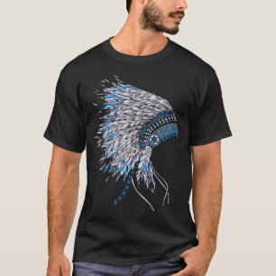 Den ursprungliga Indian-headresskostnaden för T Shirt