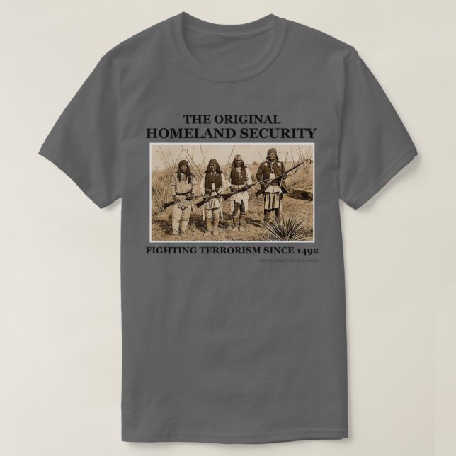 Den ursprungliga inre säkerheten i kampen mot terr t shirt (Design framsida)