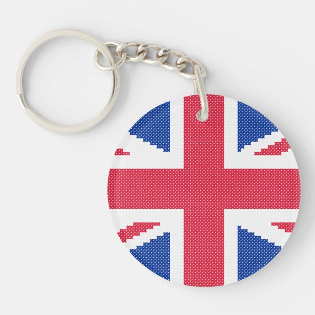 Den ursprungliga kor-stygn designen Union Jack (Framsidan)