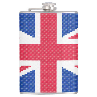 Den ursprungliga kor-stygn designen Union Jack Fickplunta