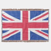 Den ursprungliga kor-stygn designen Union Jack