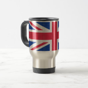 Den ursprungliga kor-stygn designen Union Jack Resemugg