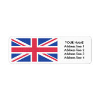 Den ursprungliga kor-stygn designen Union Jack