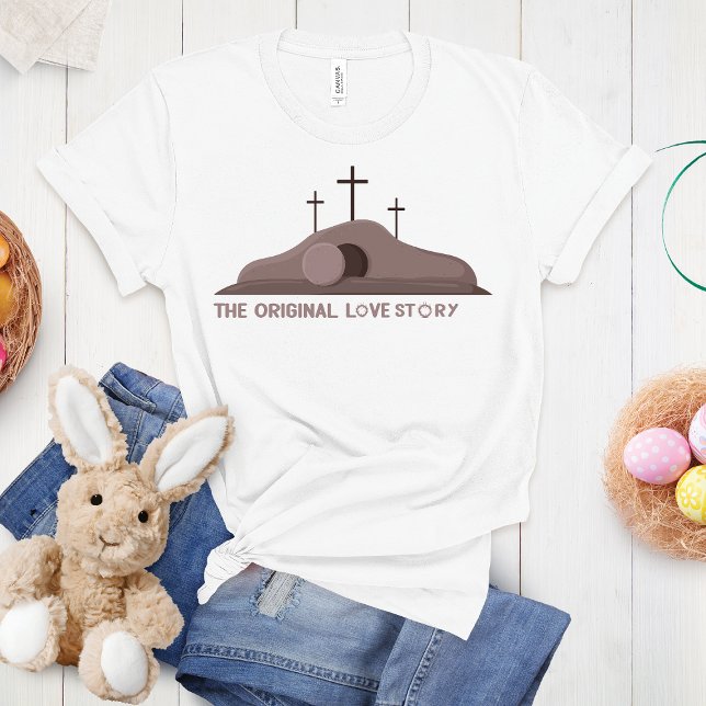 Den ursprungliga kristna presenten i Kärlek-histor T Shirt (Skapare uppladdad)