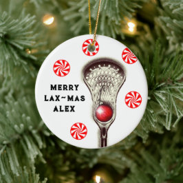 Den Ursprungliga Merry Lax-mas Julgransprydnad Keramik