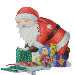 Den ursprungliga säsong-utformningen av jultomten  slips