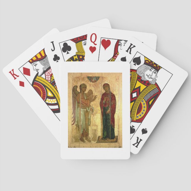 Den Ustiug annunciationen, c.1130-40 (tempera Kortlek (Baksidan)