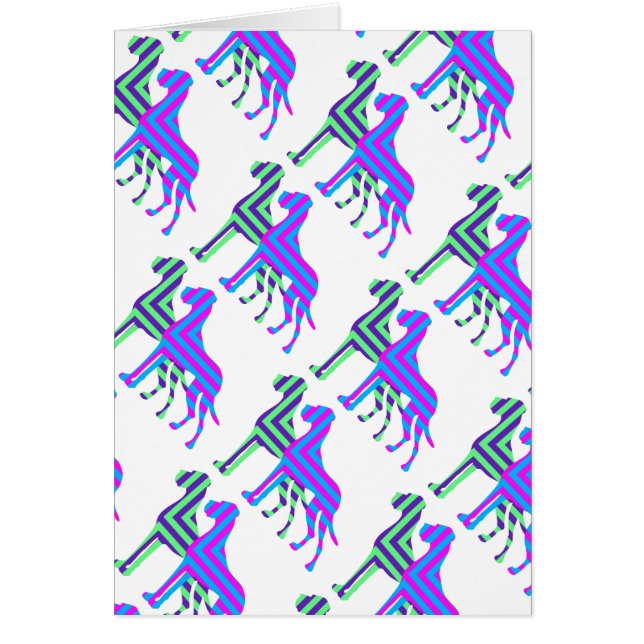 Den utkanta Great dane Hälsningskort (Framsidan)